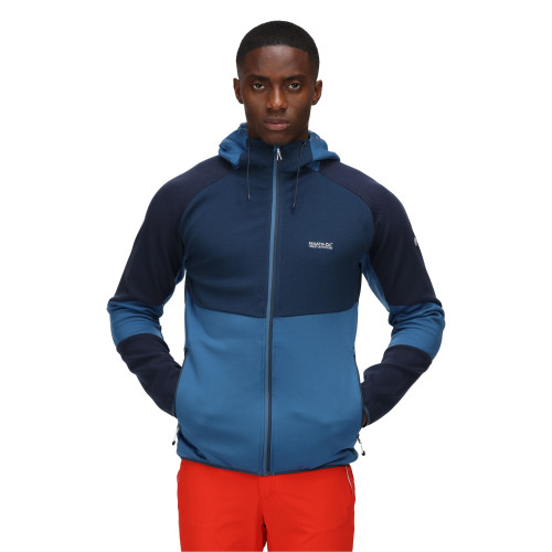 Regatta Highton Pro Full Zip Hooded Fleece Denim